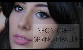 Neon Green Makeup Tutorial | MARIA QUINTAS