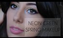 Neon Green Makeup Tutorial | MARIA QUINTAS