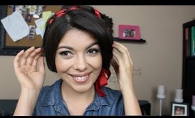 Holiday Ribbon Hair Tutorial