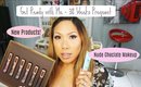 Get Ready with Me - 38 Weeks Pregnant, Nude Chocolate Makeup,  New Products & Final Pregnancy Chat