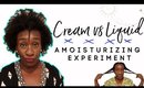 Moisturizing & Styling Dry 4c Natural Hair ➟Using A Liquid vs A Cream, Which is Best?