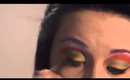 Skittles Absolute Vodka inspired Eyeshadow makeup tutorial 2 of 7