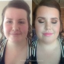 Bronzed formal/prom makeup 