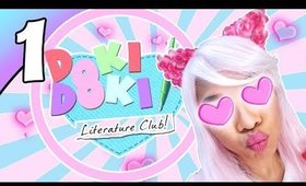 Doki Doki Literature Club! - Ep. 1-2 - Game Crashed After Reveal! [Livestream UNCENSORED NSFW]