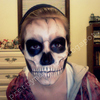 Skull Make-Up - Front View