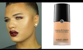 Giorgio Armani Luminous Silk Foundation | Review + Demo (Oily & Dry Skin)