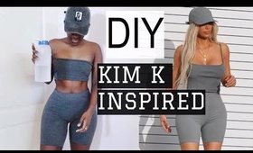 DIY Kim K inspired 2 piece // janet nimundele