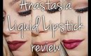 FIRST IMPRESSION : Anastasia Beverly Hills Liquid Lipsticks