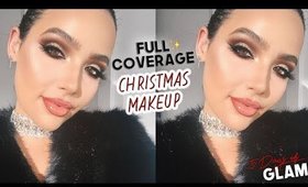 FULL COVERAGE CHRISTMAS MAKEUP TUTORIAL | 5 Days of Glam