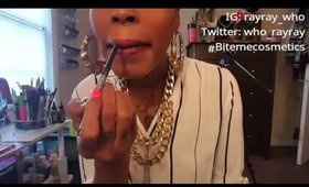 Lip tutorial using Bite Me Cosmetics (My Line)