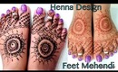 How To Make Henna Mehendi Designs For Feet, Indian,Pakistani,Arabic Henna New Designs Henna feet