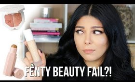 FENTY BEAUTY BY RIHANNA FAIL?! REVIEW | SWATCHES | TUTORIAL