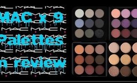 MAC x 9 Eyeshadow Palettes - REVIEW