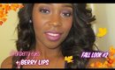 Cranberry eyes + Berry lips Fall look #2