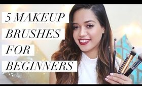 5 Makeup Brushes for Beginners | Debasree Banerjee