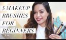 5 Makeup Brushes for Beginners | Debasree Banerjee