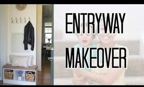 How To - Small Entryway Makeover! Budget Friendly!