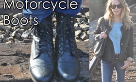 How I Wear: Motorcycle Boots