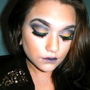 Purple and yellow