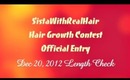 SistaWithRealHair Hair Growth Contest - Length Check#1