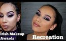 Smokey Purple Cut Crease with Glitter (Irish Makeup Awards recreation) | ChristineMUA