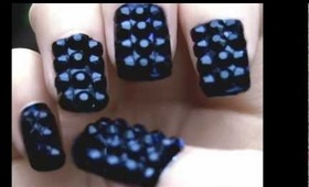 Blackberry Nails [Glitterface Tutorial]