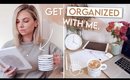 Get organized with me | Morning routine.  Planning.  Cleaning.