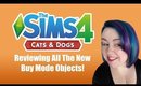 The Sims 4 Cats And Dogs Reviewing All Of The Buy Mode Objects (sneak Peek)