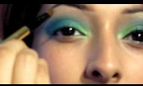 Green and Blue Eyeshadow tutorial :)