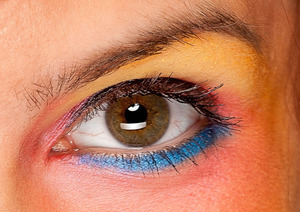 inspired from the rainbow
Brand also used:
loose pigment from P2 - barcelona 050 (blue)
