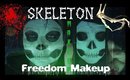 Freedom Makeup Skeleton (& Makeup Revolution) 6 (more) days of Horror