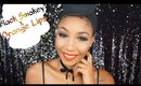 BLACK SMOKEY x ORANGE LIPS || DanielleJamaicanMua