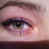 black & purple eyeliner