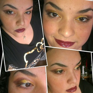 New gold rush metal tattoo maybelline and pomegranate punk 