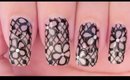 Floral Lace nail art