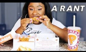 POPEYES FRIED CHICKEN MUKBANG! A FULL BLOWN RANT!