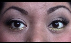 Gold Holiday Makeup Tutorial