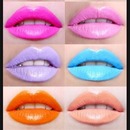 Neon lipstick
