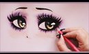 Drawing Tutorial ❤ How to draw and color Vampy Eyes