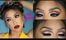 Maquillaje Colorido MEXICANO / Frida Look makeup tutorial | auroramakeup