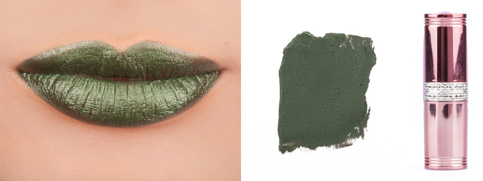 Green Lipstick: Atomic Cosmetics Cadillac