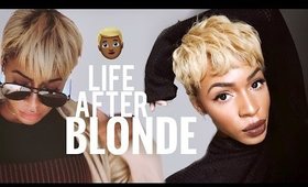 Life After Going Blonde: Conditioning and Toning Blonde Natural Hair ▸ VICKYLOGAN