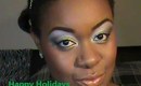 Sparkly Lime Green and Sliver Holiday Look