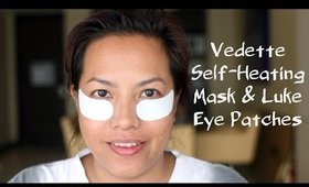 Monday Masks & Moods | Vedette Self Heating Cleanser and Luke Hydrogel Eye Pads