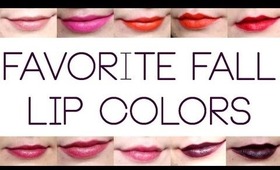 Fall and Winter Lip Color Favorites