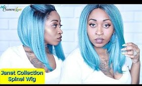 Janet - SPINEL - Human Hair Blend Lace Wig | SOGOODSHOP