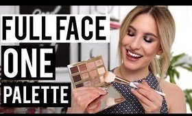 FULL FACE USING ONE EYESHADOW PALETTE: Tarte Tartelette In Bloom | Jamie Paige