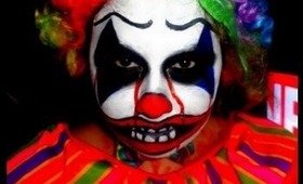 Creepy Clown - Halloween Makeup 2012