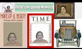 1930's Inspired Makeup-Drugstore