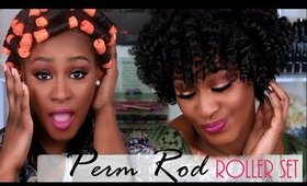 Perm Rod Set on Natural Hair (Flawless Curls) | Shlinda1